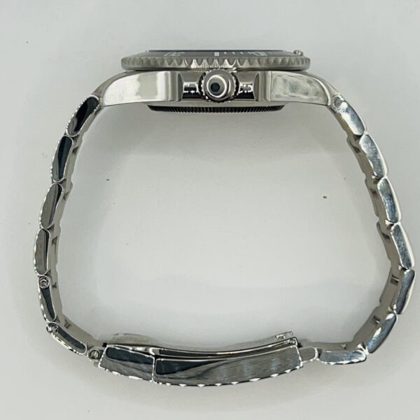The side profile of the Stainless Steel watch