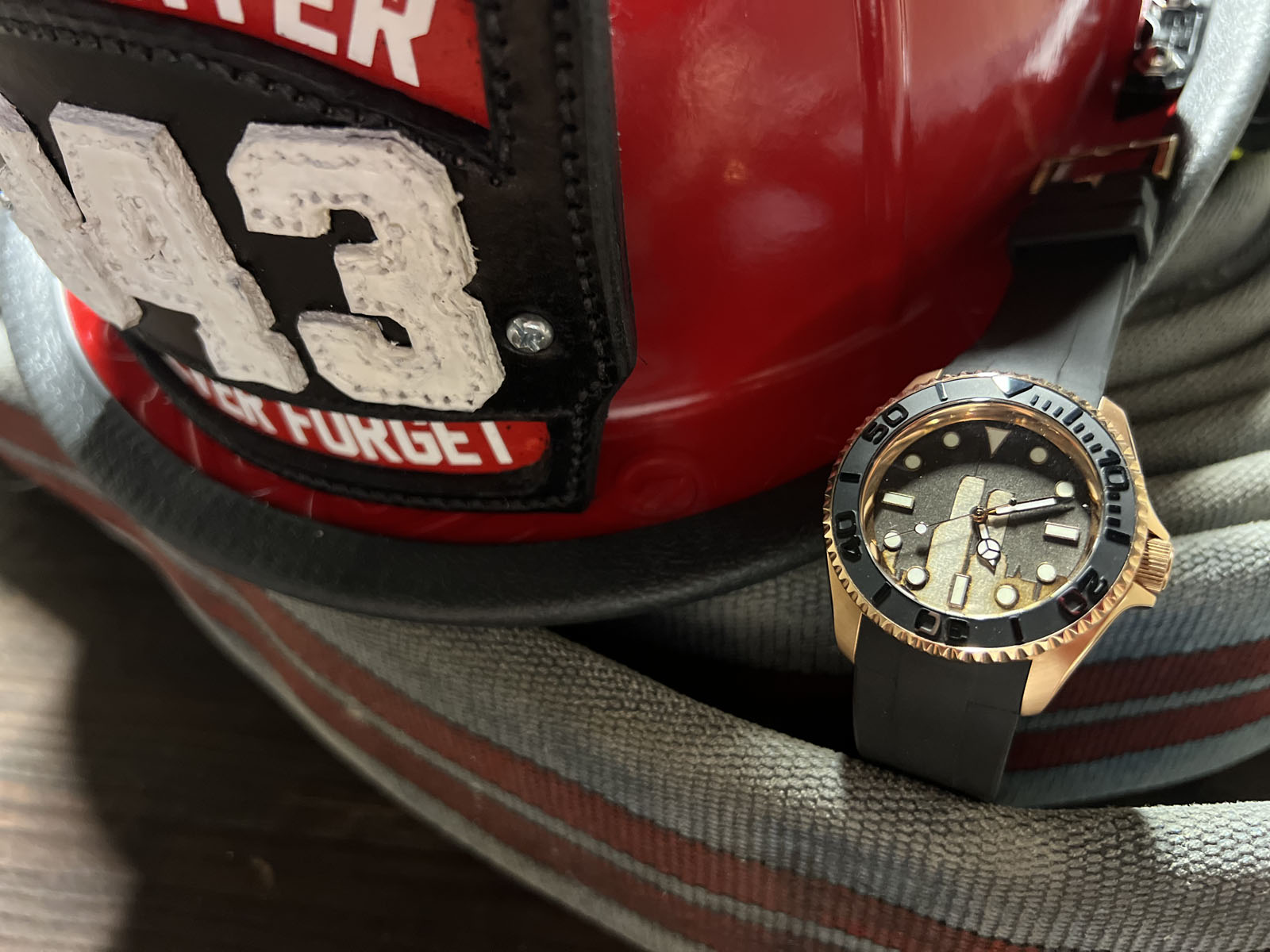 343 Helmet and watch